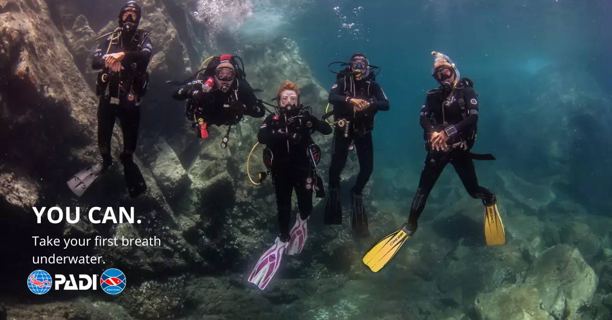 try scuba diving for beginners